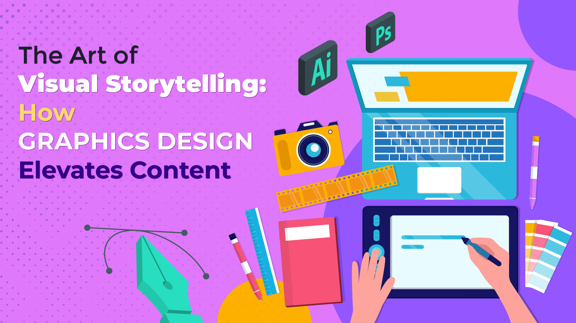 The Art of Visual Storytelling: How Graphics Design Elevates Content